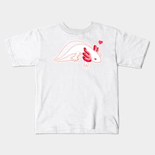 Axolotl Love Kids T-Shirt